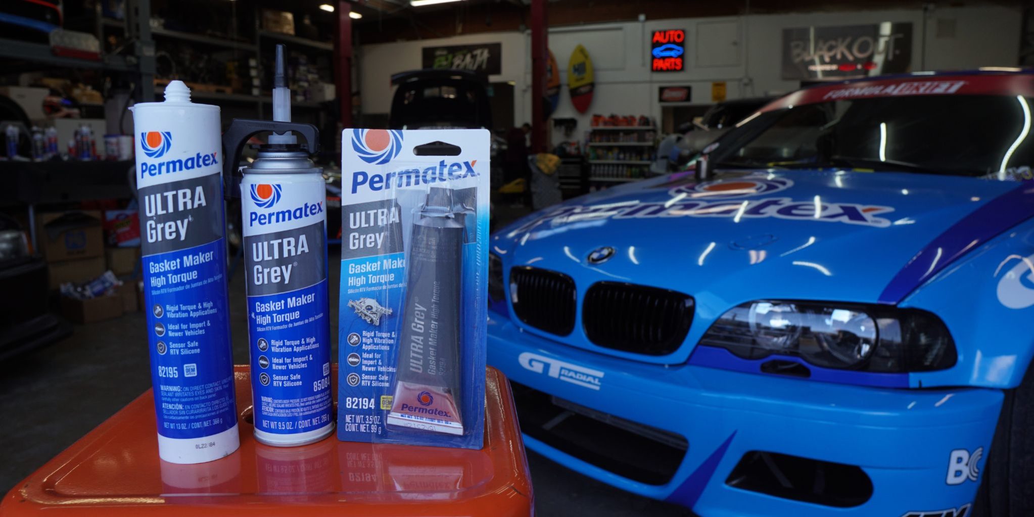 Grey Gasket Makers Permatex Training